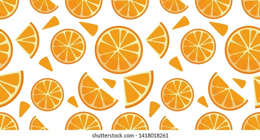orange seamless pattern for decoration, background, personal project and many more