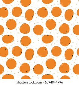 orange seamless pattern design