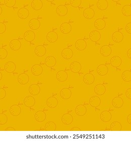 Orange seamless pattern  for fabric, drawing labels, wallpaper, fruit background. 