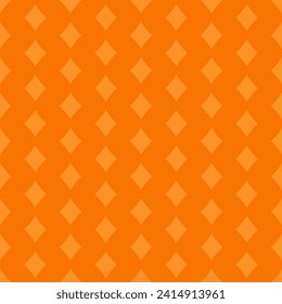 Orange seamless pattern with rhombuses