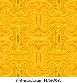 Orange seamless psychedelic geometrcial spiral stripe pattern background - vector curved ray graphic design
