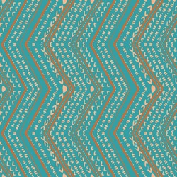 Orange Seamless Vector Texture With Stripe Border Pattern On Green Background