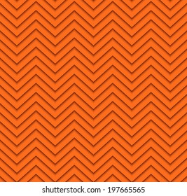 Orange seamless zigzag geometric pattern. Vector illustration