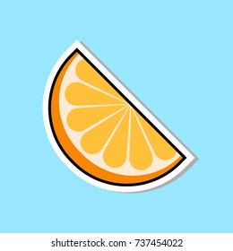 Icono De Marmalade Segmento Naranja Dulces Concepto Vector Ilustración
