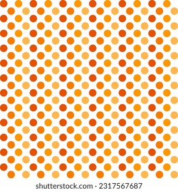 Orange shade dot pattern background. Dot pattern background. Polkadot. Dot background. Seamless pattern. for backdrop, decoration, Gift wrapping