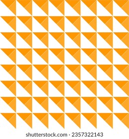 Orange shade triangle pattern background. Triangle pattern background. Triangle background. Seamless pattern. for backdrop, decoration, Gift wrapping