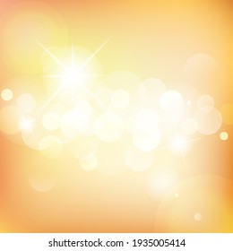 orangefarbener Hintergrund mit Bokeh-Licht.