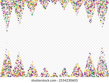 Orange Shine Independence Transparent Background. Carnaval Round Postcard. Fun Dot Design. White Splash Carnival Banner.