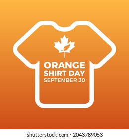 orange shirt day  every child matters, national day of truth and reconciliation modern creative banner, design concept, social media post 