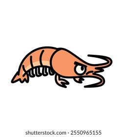 orange shrimp images, orange shrimp logo, fried shrimp icon, cartoon shrimp for business and brand logos