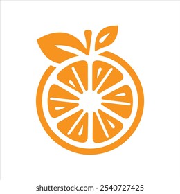Orange Silhouette Vector Art, Icons illustration design