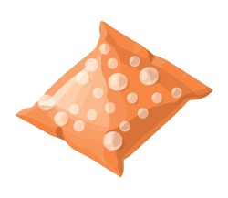 Orange Silica Ball Bag Adsorbent Icon