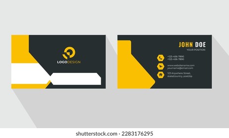 Orange Simple Professional Minimal Corporate Business card