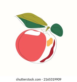 Orange in a sketchy way for your designs