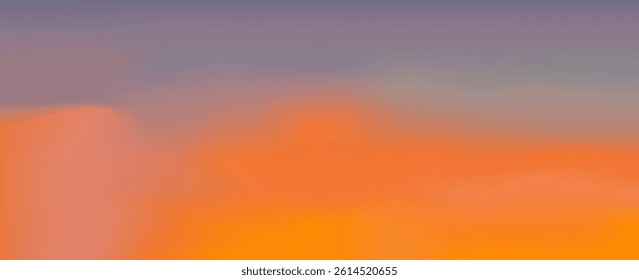 orange sky background. abstract background with clouds.