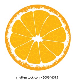 Orange slice . Orange icon. Orange illustration. Orange Orange Orange Orange Orange Orange Orange Orange Orange Vector illustration for decorative poster, emblem natural product, farmers market.