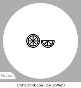 Orangefarbenes Symbol, Vektorsymbol, Symbol, Logo-Illustration für Web und Mobile