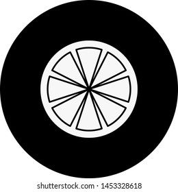 Orange Slice icon for your project
