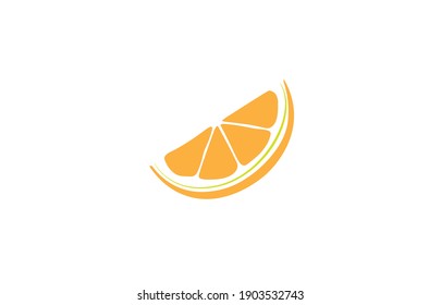 Baraja naranja aislada en blanco.