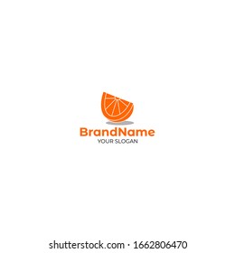 Orange Slices Logo Design Vector
