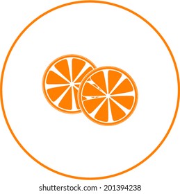 orange slices symbol