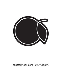 Orange slot color line icon. Gambling casino. Pictogram for web page, mobile app, promo.