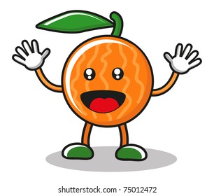 orange smile