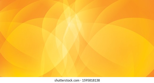 Orange smooth twist light lines vector background