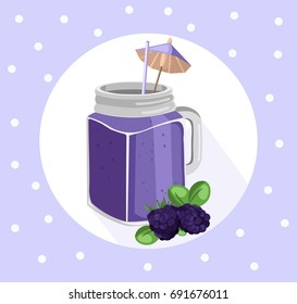 Orange smoothie vector. Fresh drink retro style backgrounds