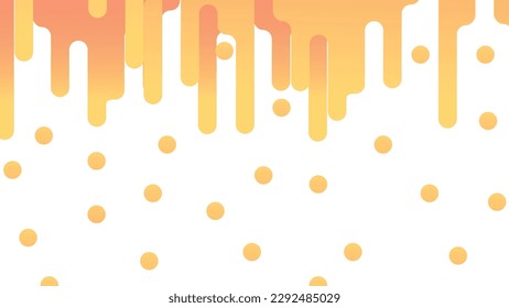 Orange Smudged Soft Clean Abstract Background Illustration