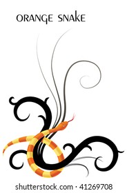 orange snake