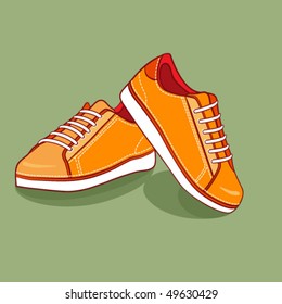 Orange Sneakers
