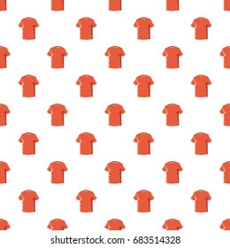 Orange soccer shirt pattern