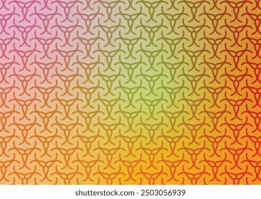 Orange weiche Farbverlauf Linie Dreieck Hintergrund. Vektorgrafik.