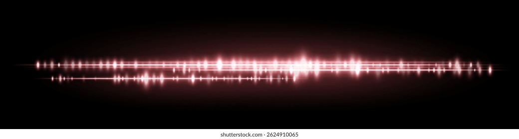 Orange sound visualization with rich glowing amplitude lines and soft light reflection, great for smart assistant input or music control UI.