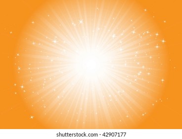Orange space blast