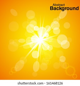 orange sparkle background