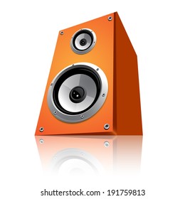 Orange speaker 