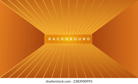 Orange speed background. Concentration line