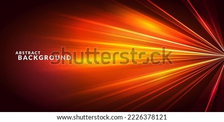 Orange Speed Blurred Motion Background