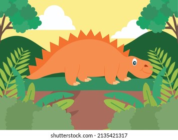 orange spinosaurus cartel on nature