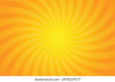 Orange Spiral Background Vector illustration