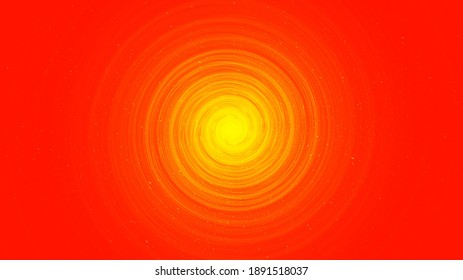 Orange Spiral Black hole on Galaxy background with Milky Way spiral,Universe and starry concept desig,vector