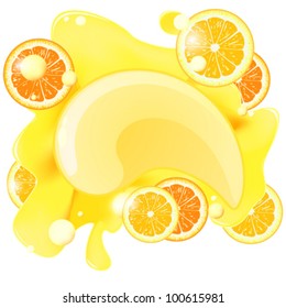 Orange splash
