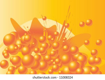 Orange splash