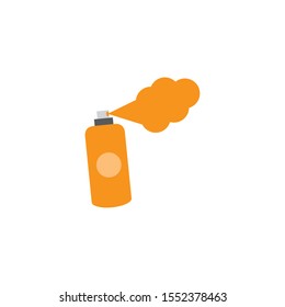Orange splash design, School art creativity painter workshop pasion and lesson theme Vector illustration
