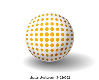 Orange Spotted Ball