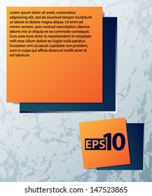 Orange square background with place for text,brochure,banner