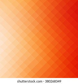 Orange Square Grid Mosaic Background, Creative Design Templates