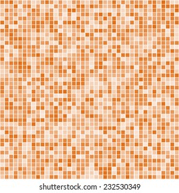 Orange square mosaic background